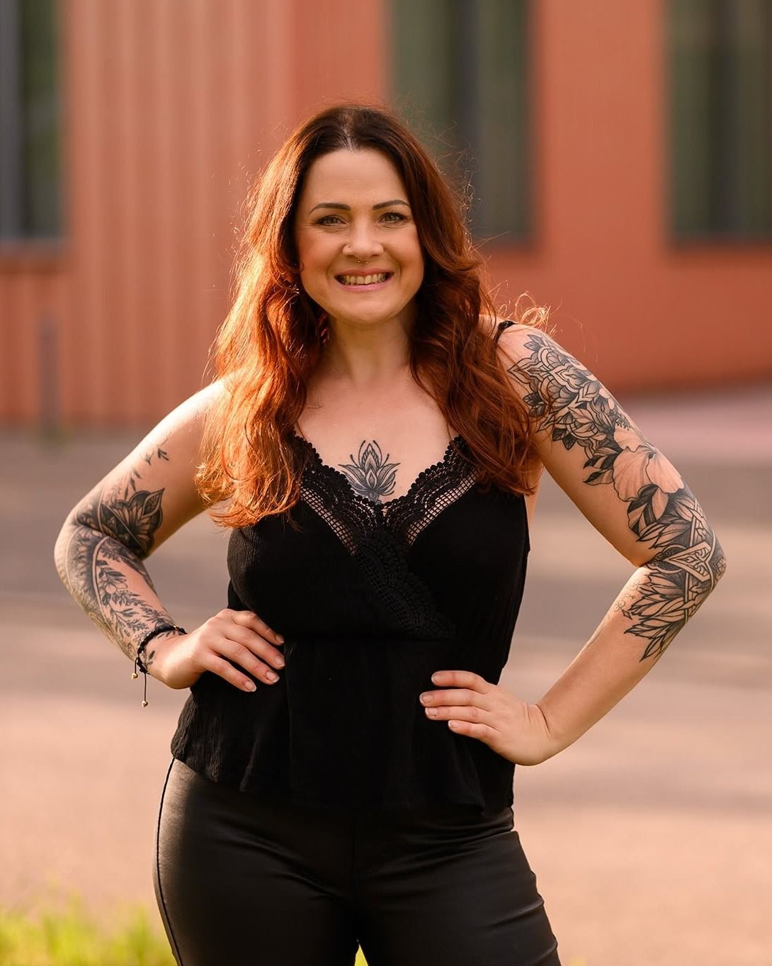 Janine Albert mit Kamera